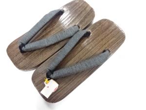 未使用品　男物桐下駄(25.5センチ)